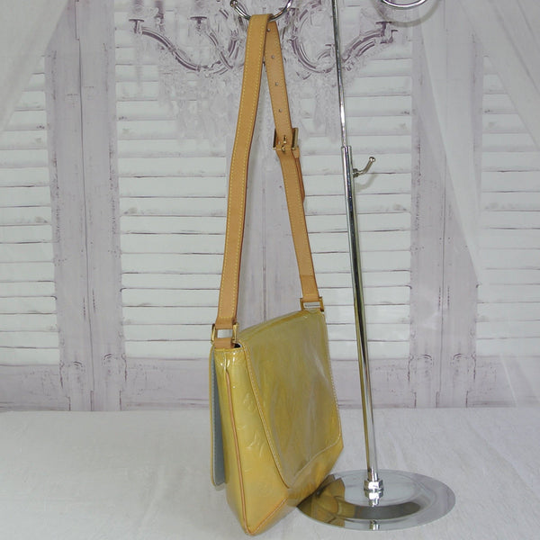 Yellow Louis Vuitton Monogram Vernis Thompson Street Shoulder Bag –  Designer Revival