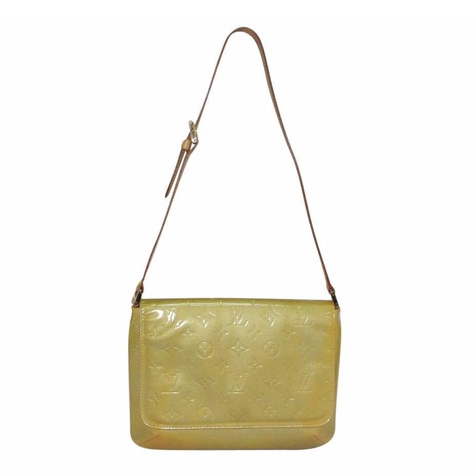 Yellow Louis Vuitton Monogram Vernis Thompson Street Shoulder Bag –  Designer Revival
