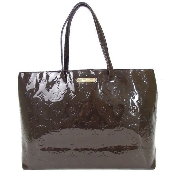 Louis Vuitton Monogram Vernis Wilshire GM Tote Bag-Bags-Louis Vuitton-Amarante-JustGorgeousStudio.com