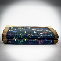 Louis Vuitton Multicolor Noir Bifold Compact Wallet-Wallets & Clutches-Louis Vuitton-black-JustGorgeousStudio.com