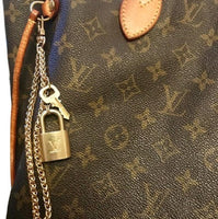 Louis Vuitton Padlock On Chain Bag Charm-Lock + Key, Charms, Tags-Louis Vuitton-Padlock + Key-JustGorgeousStudio.com