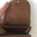 Louis Vuitton Porte-Monnaie Gousset CT0020-Sold Items-Louis Vuitton-Brown-JustGorgeousStudio.com
