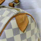 Louis Vuitton Speedy 25 Damier Azure-Bags-Louis Vuitton-Blue/White-JustGorgeousStudio.com