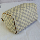 Louis Vuitton Speedy 25 Damier Azure-Bags-Louis Vuitton-Blue/White-JustGorgeousStudio.com