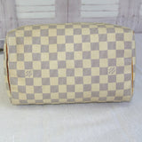 Louis Vuitton Speedy 25 Damier Azure-Bags-Louis Vuitton-Blue/White-JustGorgeousStudio.com