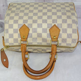 Louis Vuitton Speedy 25 Damier Azure-Bags-Louis Vuitton-Blue/White-JustGorgeousStudio.com