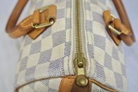 Louis Vuitton Speedy 25 Damier Azure-Bags-Louis Vuitton-Blue/White-JustGorgeousStudio.com