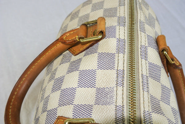 Louis Vuitton Speedy 25 Damier Azure – Just Gorgeous Studio