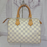Louis Vuitton Speedy 25 Damier Azure-Bags-Louis Vuitton-Blue/White-JustGorgeousStudio.com
