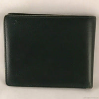 Louis Vuitton Taiga Porte Billets Carte Bifold Wallet-Wallets & Clutches-Louis Vuitton-Black/Green-JustGorgeousStudio.com