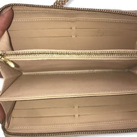 Louis Vuitton Zippy Long Wallet On Chain-Wallets & Clutches-Louis Vuitton-Pink/Tan-JustGorgeousStudio.com
