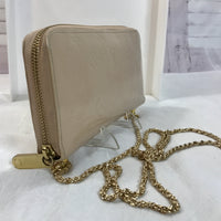 Louis Vuitton Zippy Long Wallet On Chain-Wallets & Clutches-Louis Vuitton-Pink/Tan-JustGorgeousStudio.com