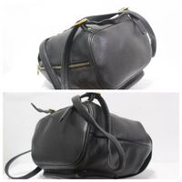 MCM Leather Backpack Bag Purse-Bags-MCM-black-JustGorgeousStudio.com