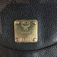 MCM Leather Backpack Bag Purse-Bags-MCM-black-JustGorgeousStudio.com