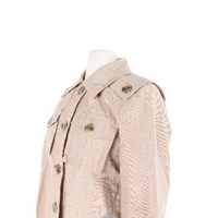 Marc by Marc Jacobs Military Style Jacket-Clothing, Shoes & Accessories-Marc Jacobs-Tan-JustGorgeousStudio.com