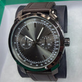 Men's Diver Style Watch-Jewelry, Watches, & Sunglasses-ArtWatch International Cooper Design Ltd.-Silver-JustGorgeousStudio.com