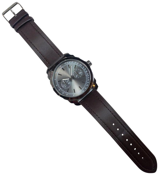 Men's Diver Style Watch-Jewelry, Watches, & Sunglasses-ArtWatch International Cooper Design Ltd.-Silver-JustGorgeousStudio.com