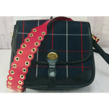 Michael Kors Deep Pink Leather Riveted Shoulder Strap-Straps-Michael Kors-Fuschia/Pink/Gold HW-JustGorgeousStudio.com