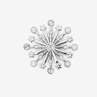 Michael Kors Fireworks Pin-Lock + Key, Charms, Tags-Michael Kors-Silver-JustGorgeousStudio.com