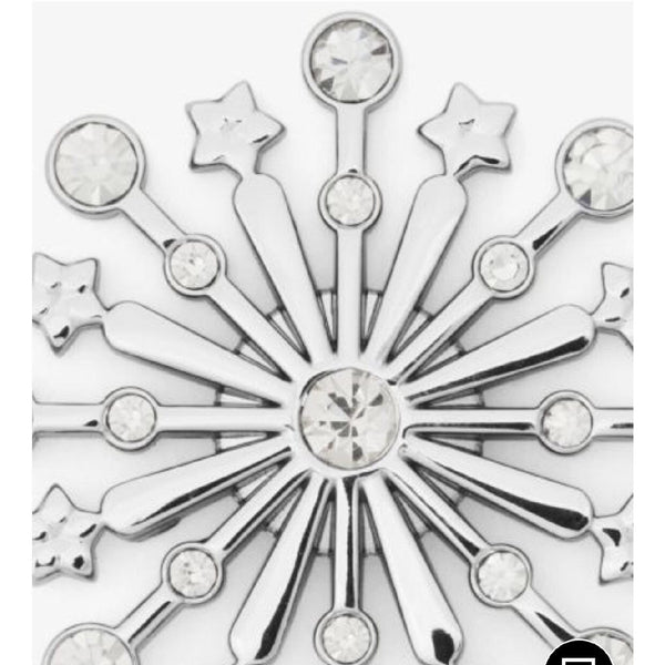 Michael Kors Fireworks Pin-Lock + Key, Charms, Tags-Michael Kors-Silver-JustGorgeousStudio.com