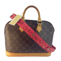 Michael Kors Floral Embellished Leather Shoulder Strap-Straps-Michael Kors-Deep Pink/Gold HW-JustGorgeousStudio.com