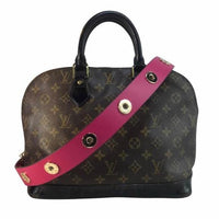 Michael Kors Grommeted Leather Shoulder Strap-Straps-Michael Kors-Black/Gold HW-JustGorgeousStudio.com