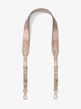 Michael Kors Lizard-Embossed Shoulder Strap-Straps-Michael Kors-Champagne/Oat-JustGorgeousStudio.com
