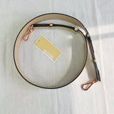 Michael Kors Lizard-Embossed Shoulder Strap-Straps-Michael Kors-Champagne/Oat-JustGorgeousStudio.com