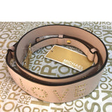 Michael Kors Pink Love Studded Leather Shoulder Strap-Straps-Michael Kors-Soft Pink-JustGorgeousStudio.com