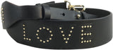 Michael Kors Pink Love Studded Leather Shoulder Strap-Straps-Michael Kors-Black-JustGorgeousStudio.com