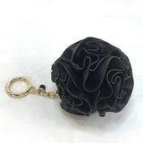 Michael Kors White Leather Flower Bouquet Bag Charm-Lock + Key, Charms, Tags-Michael Kors-Black-JustGorgeousStudio.com