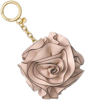 Michael Kors White Leather Flower Bouquet Bag Charm-Lock + Key, Charms, Tags-Michael Kors-Pink-JustGorgeousStudio.com