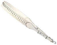 Michael Kors Woven Leather Shoulder Strap-Straps-Michael Kors-optic white/silver hardware-JustGorgeousStudio.com
