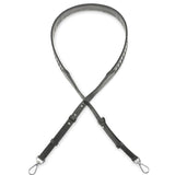 Michael Kors Woven Leather Shoulder Strap-Straps-Michael Kors-black/silver hardware-JustGorgeousStudio.com