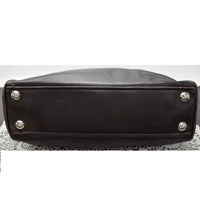 Prada Leather Top Handle Shoulder Bag-Bags-PRADA-Brown-JustGorgeousStudio.com