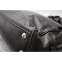 Prada Leather Top Handle Shoulder Bag-Bags-PRADA-Brown-JustGorgeousStudio.com