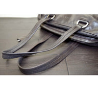 Prada Leather Top Handle Shoulder Bag-Bags-PRADA-Brown-JustGorgeousStudio.com