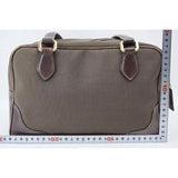 Prada Monogram Logo Boston Shoulder Bag-Bags-PRADA-Brown/Gold-JustGorgeousStudio.com