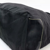 Prada Nylon Leather Hand Shoulder Tote-Bags-PRADA-black/silver-JustGorgeousStudio.com