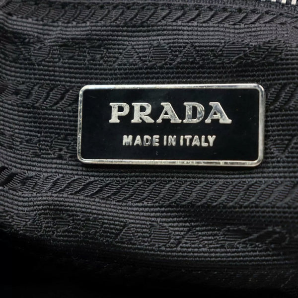 100% authenticity Guaranteed - Prada Nylon Leather Hand Bag