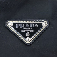 Prada Nylon Leather Hand Shoulder Tote-Bags-PRADA-black/silver-JustGorgeousStudio.com