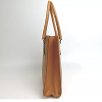Prada Orange Leather Hand Shoulder Tote-Bags-PRADA-Orange-JustGorgeousStudio.com