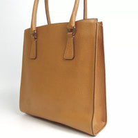 Prada Orange Leather Hand Shoulder Tote-Bags-PRADA-Orange-JustGorgeousStudio.com