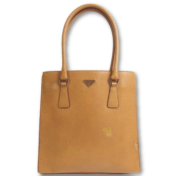 Prada Leather Tote Bag (Totes)