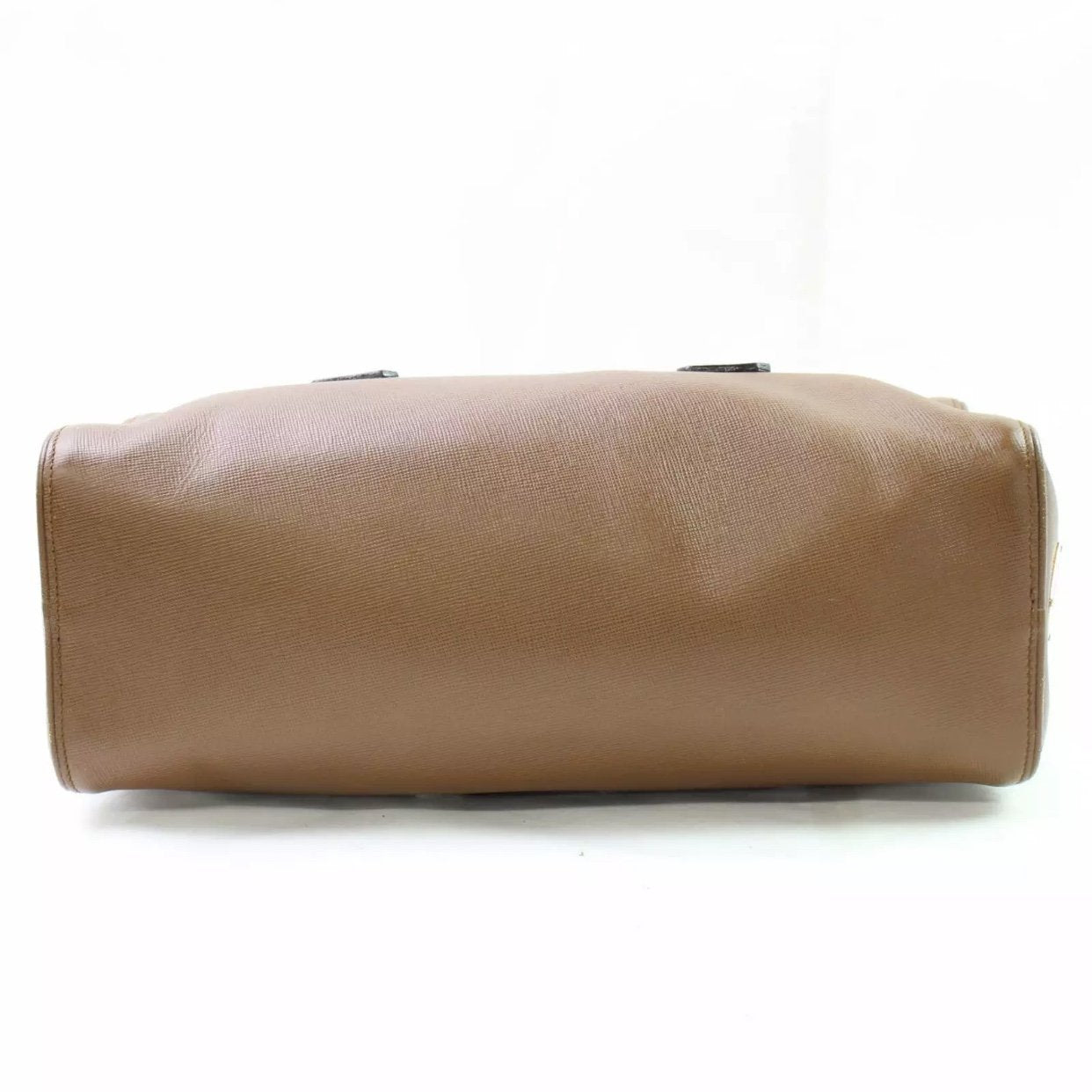 Prada Brique Saffiano Shoulder Bag - Brown