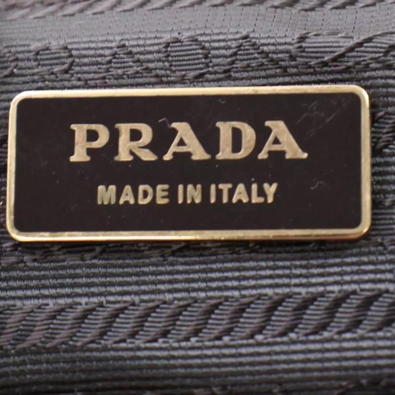Prada - Authentic Prada Saffiano Cut out Boston Bag from