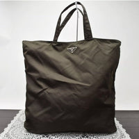 Prada Tessuto Robot Tote-Bags-PRADA-brown-JustGorgeousStudio.com