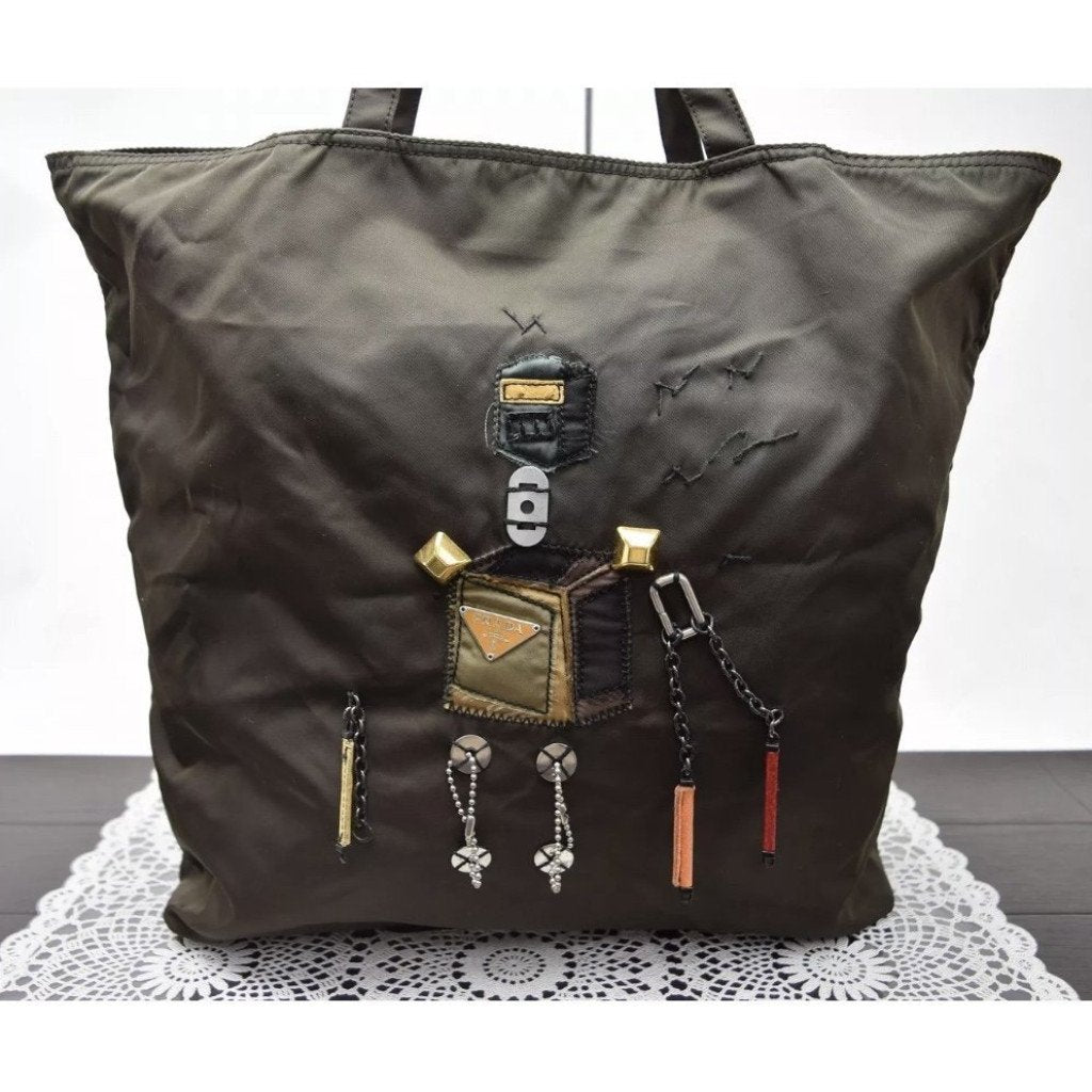 Prada Tessuto Robot Tote Bag (SHG-31924) – LuxeDH