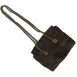 Prada Tessuto Shoulder Bag (brown)-Bags-PRADA-Brown/gold-JustGorgeousStudio.com