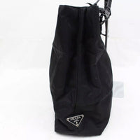 Prada Tessuto Shoulder Tote Bag-Bags-PRADA-Black-JustGorgeousStudio.com